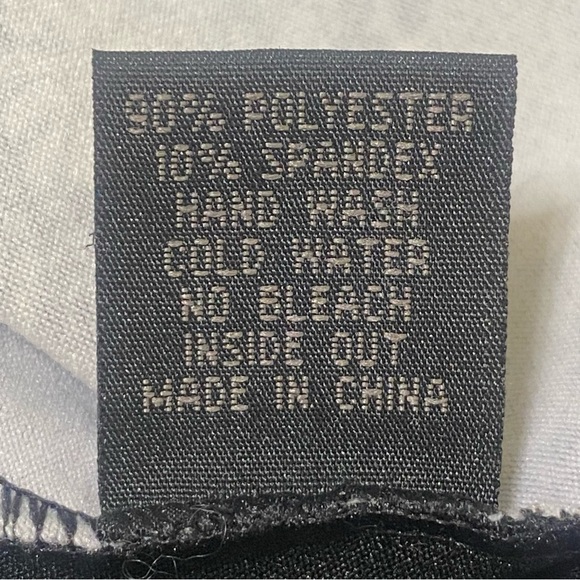 Lapis Beaded Sequin Floral Sleeveless Top Black White Party Y2K Large - Picture 7 of 8